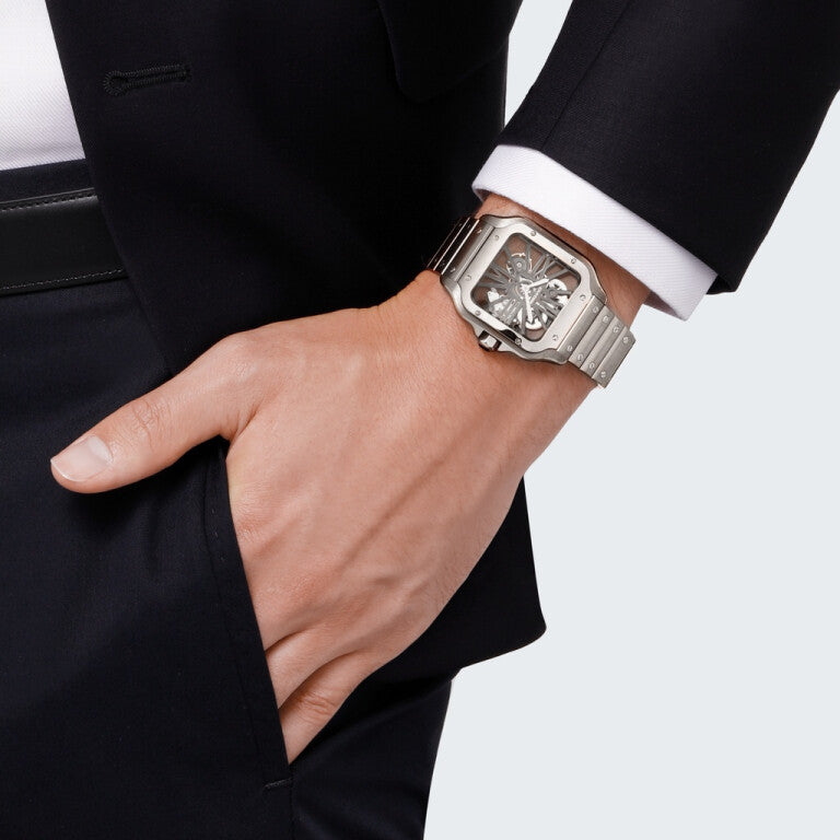 Cartier Skeleton Watch  -  ساعة كارتييه سكيليتون