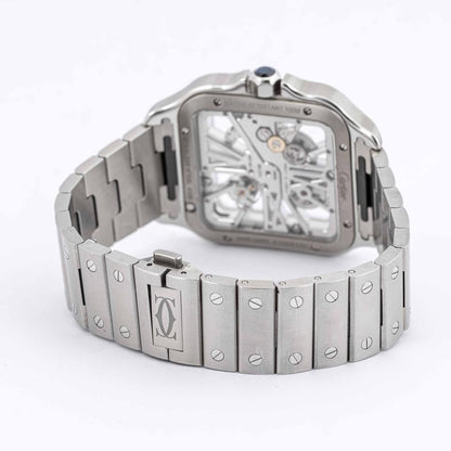 Cartier Skeleton Watch  -  ساعة كارتييه سكيليتون