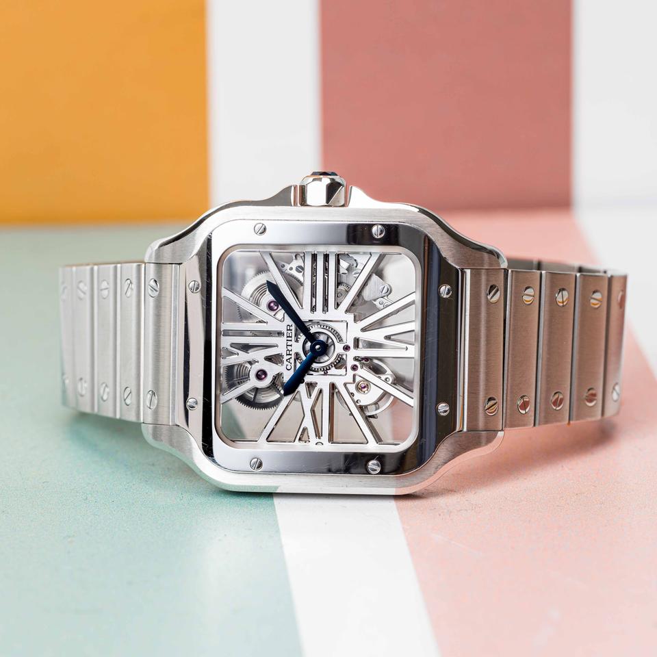 Cartier Skeleton Watch  -  ساعة كارتييه سكيليتون