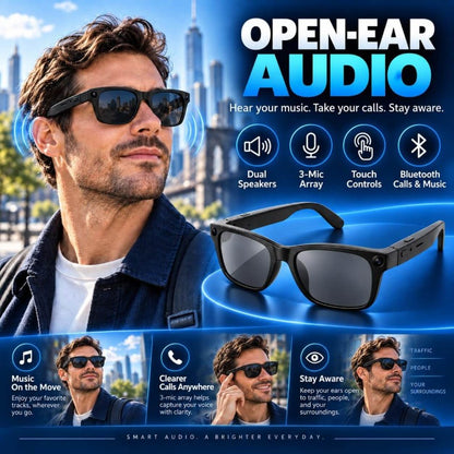 AI Smart Glasses with 8MP Camera
