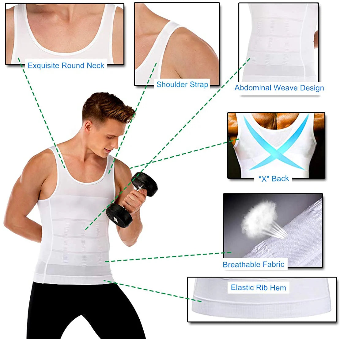 Imported™ Men Slimming Body Shaper || مشد تنحيف الجسم للرجال