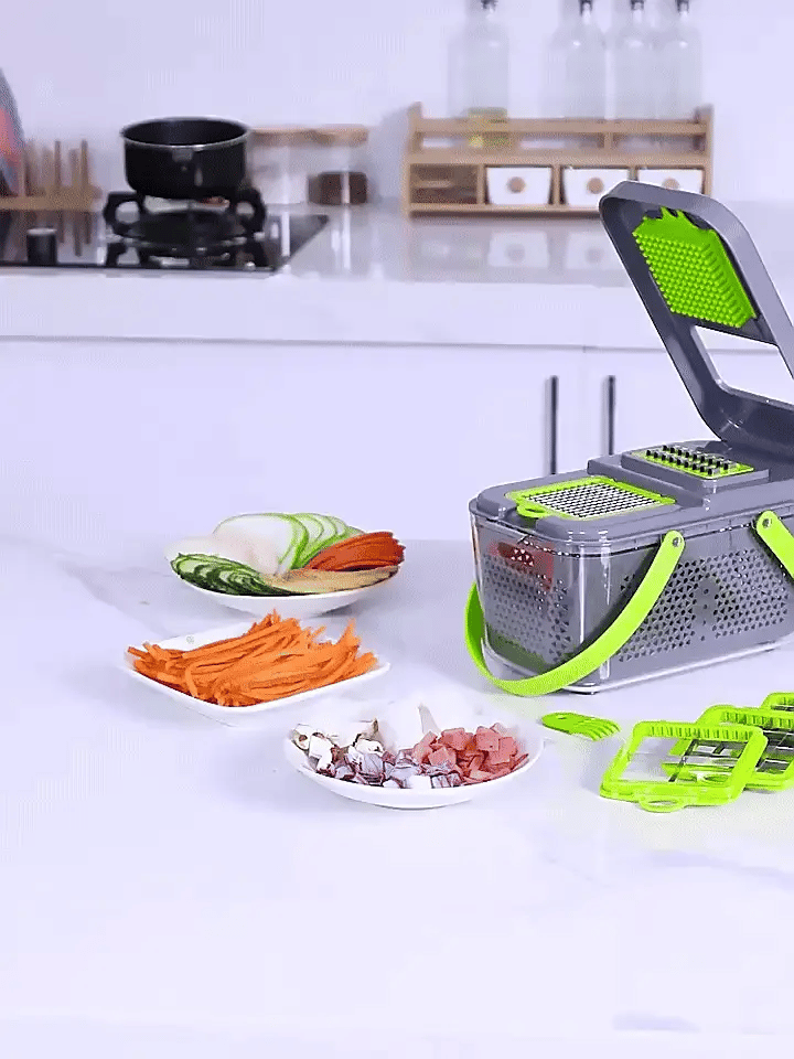 Multifunctional 16-in-1 Vegetable Cutter Chopper and Slicer