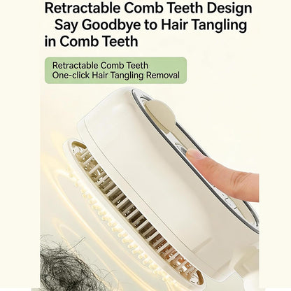 Steam Hair Brush, Detangling Rechargeable Comb with Oil || فرشاة شعر بالبخار، مشط قابل للشحن لفك التشابك مع خاصية استخدام الزيت