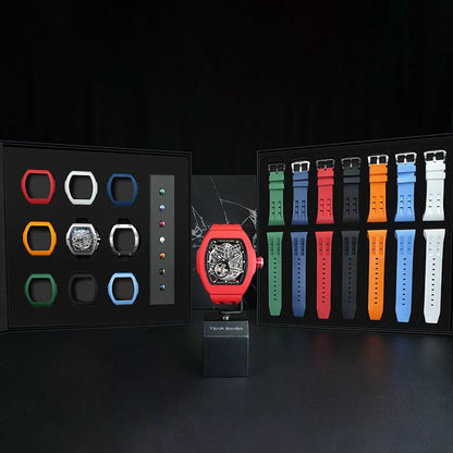 Atomic Interchangeable Automatic Watch Combo (7-in-1) | ساعة أوتوماتيك فاخرة قابلة للتبديل 7×1