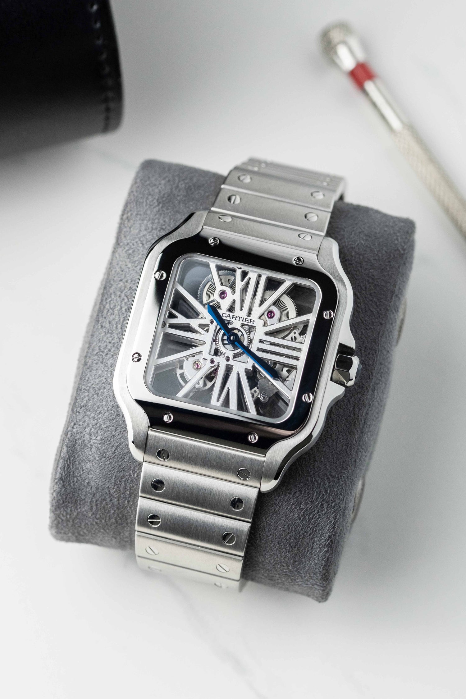 Cartier Skeleton Watch  -  ساعة كارتييه سكيليتون