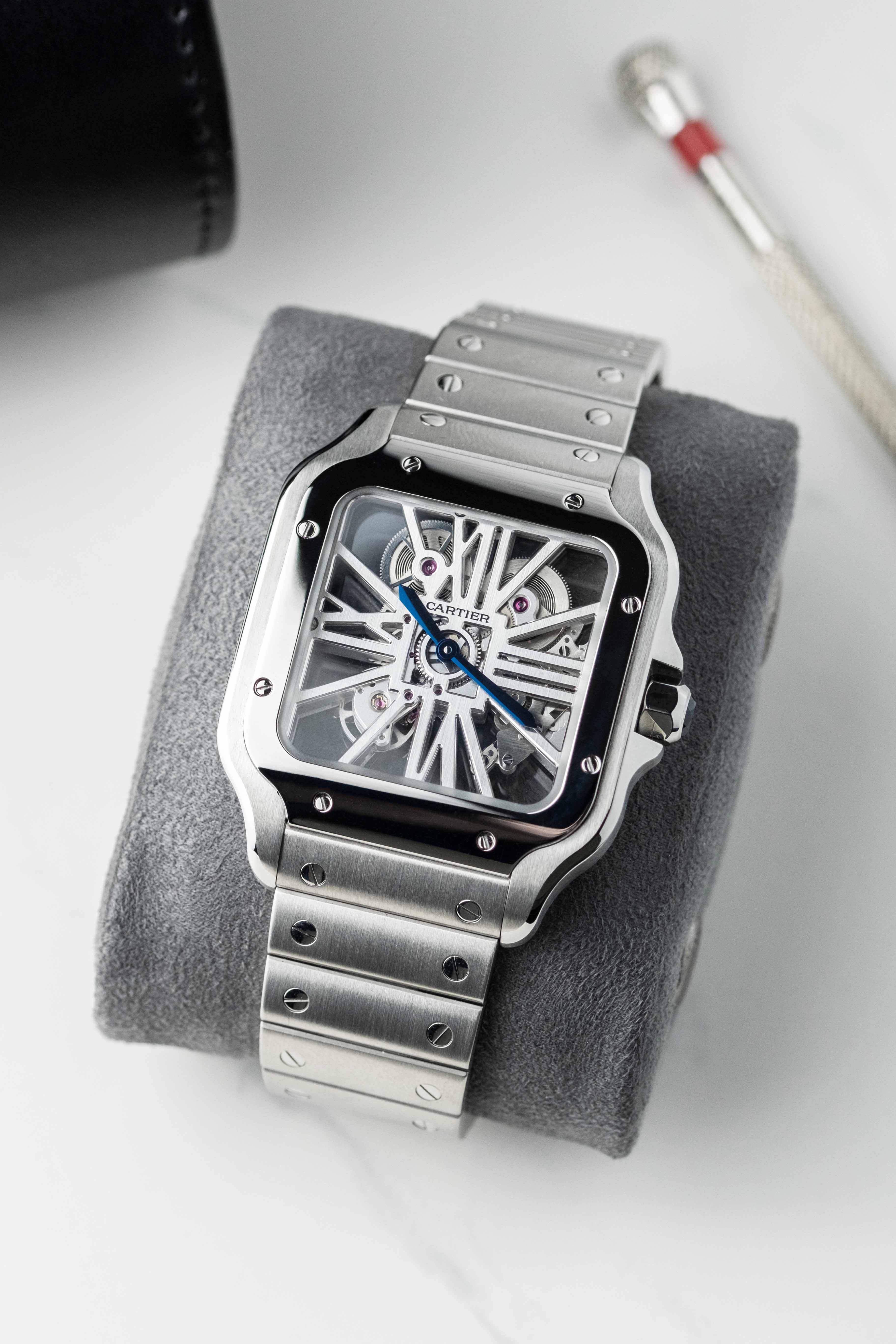 Cartier Skeleton Watch  -  ساعة كارتييه سكيليتون