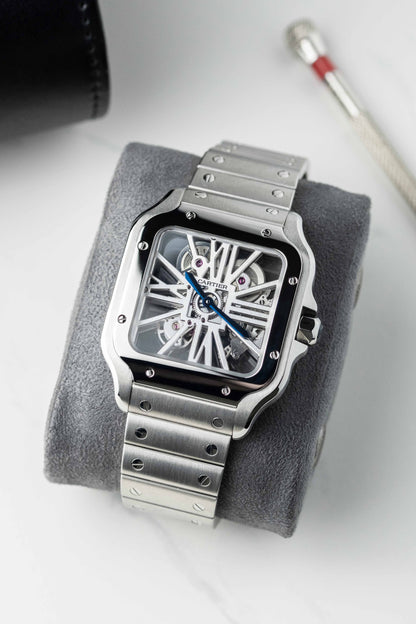 Cartier Skeleton Watch  -  ساعة كارتييه سكيليتون