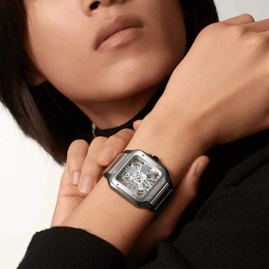 Cartier Skeleton Watch  -  ساعة كارتييه سكيليتون