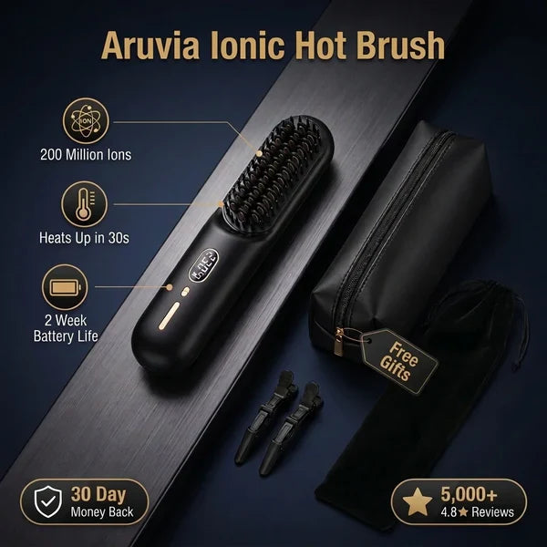 Ionic Hot Brush for Hair || فرشاة شعر حرارية بتقنية الأيونات